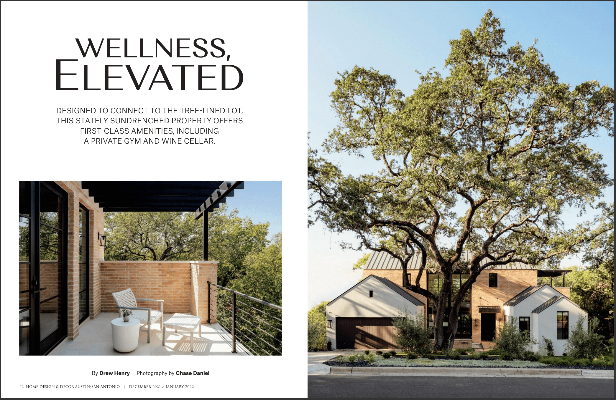 Austin Home Magazine Wellness Elevated article