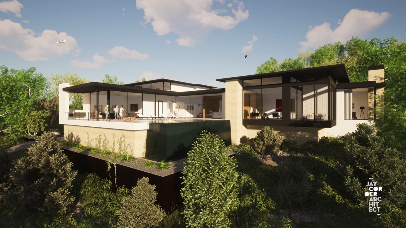 Rendering of Home by Jay Corder Architect