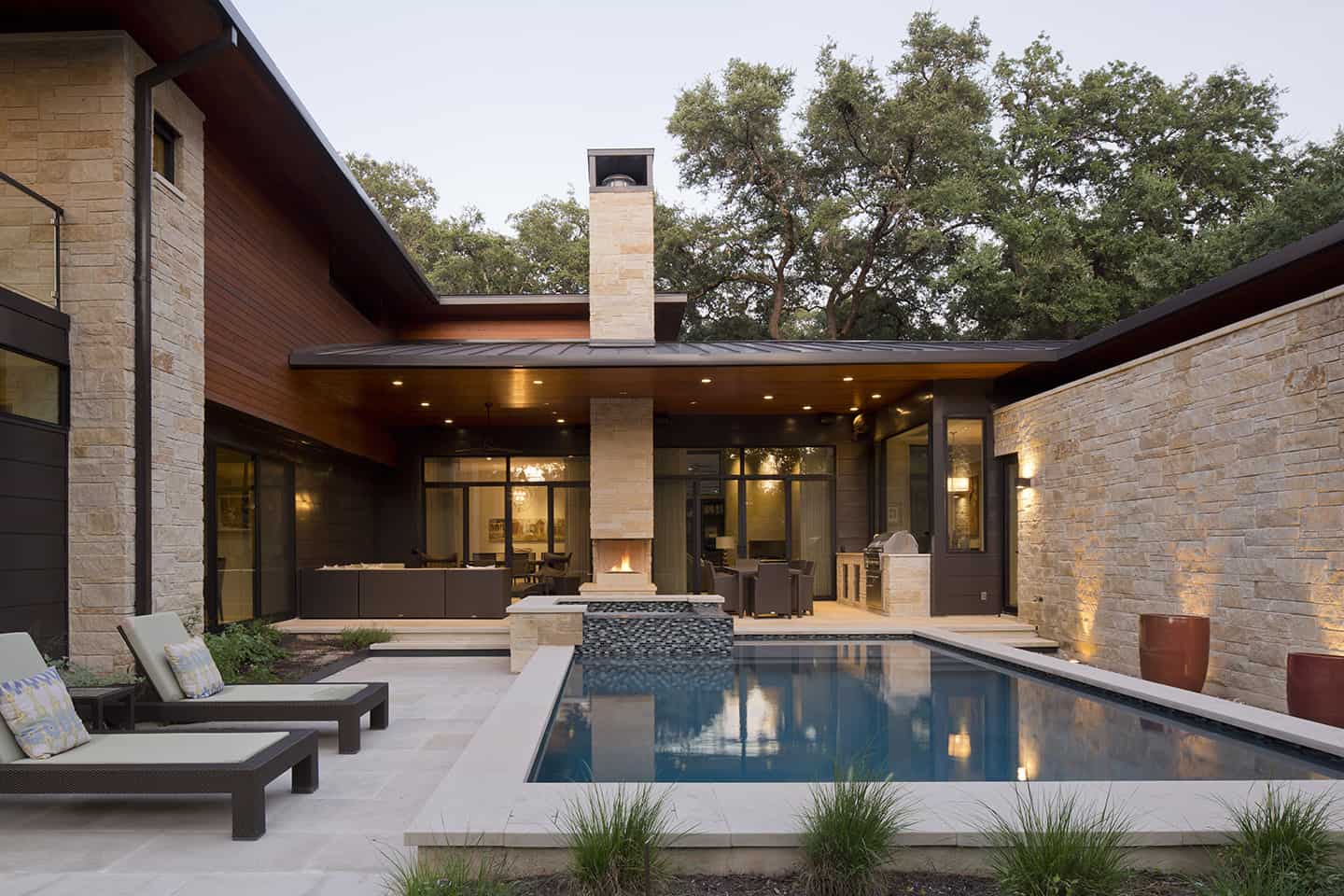 Cherry Lane Residence designed by Jay Corder Architect in Austin TX